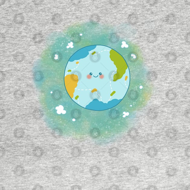 Happy Planet Happy Earth climate change by Arpi Design Studio